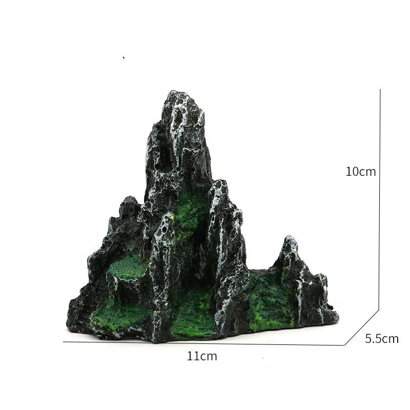 

Aquarium Decoration Resin Aquarium Rockery Decoration Artificial View Rock Cave Stone Tree Fish Tank Ornament Home Decor