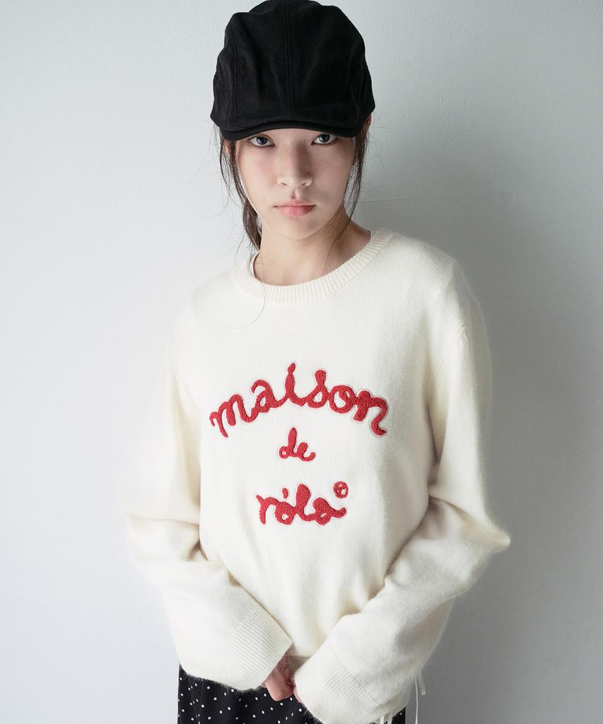 ROLAROLA Maison De Rola Patchwork Knit Ivory