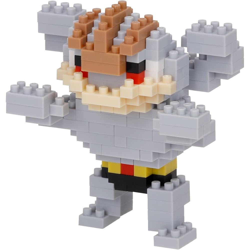 Kawada Nano Block Pokmon Machamp Building Set 3.5x10.5x18 cm