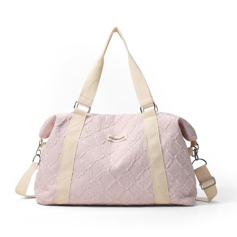 Travel Bag, Foreign Style, Exquisite and Simple Texture, Fitness Bag, Light Storage Bag, Shoulder Large Capacity Commuter Tote Bag