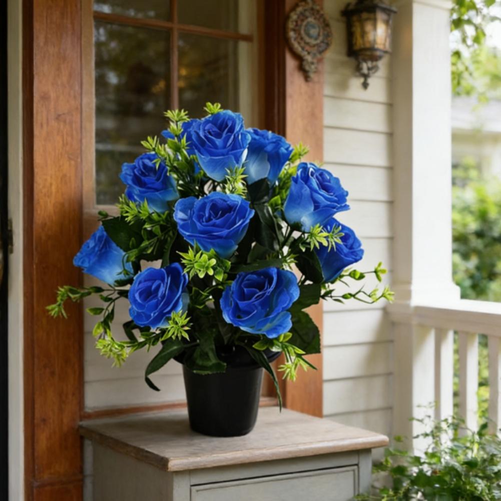Silk Fabric Petals Silk Rose Bouquet Artificial Silk Roses