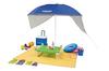 Captain Stag BBQ Beach Parasol with UV Protection, 240cm Wing, Blue, M-1601