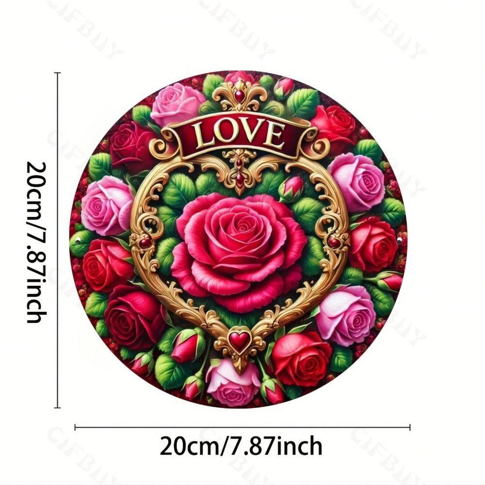 

Handmade Metal Tin Sign Wall Art Vintage Home Decor 20x20cm