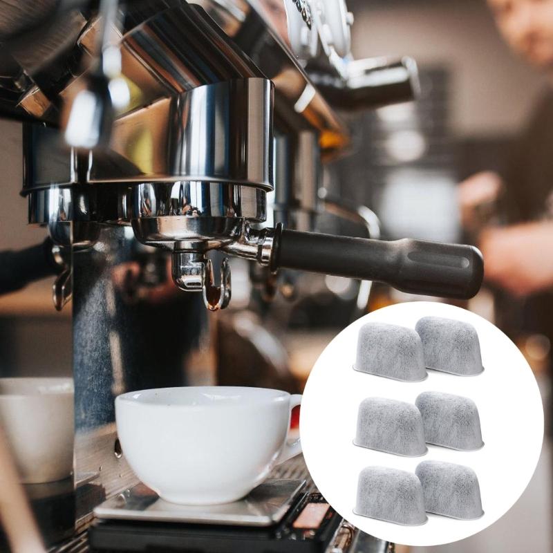 6Pcs Activation Carbon Water Filter Replacement for CFP301 CFP307 CFN601 ES601 ES655 ES701 Coffee Machine Accessories