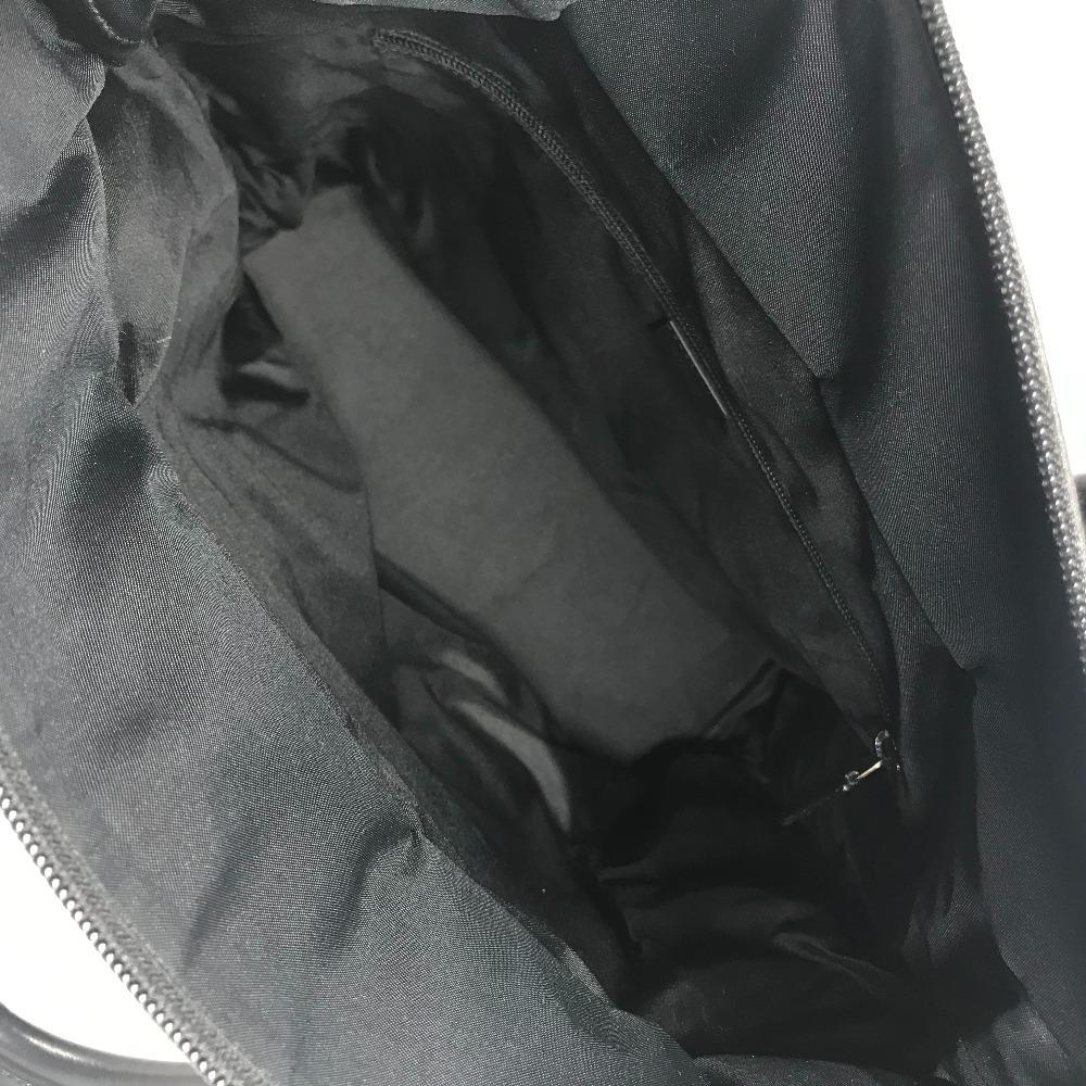 GUCCI 012-0380 Logo GG Vertical Tote Bag Hand Bag Nylon Black