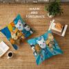 The Octonauts cartoon printed Cushion Cover Inches Farmhouse Decor Home Throw Pillow Covers for Couch Decorations