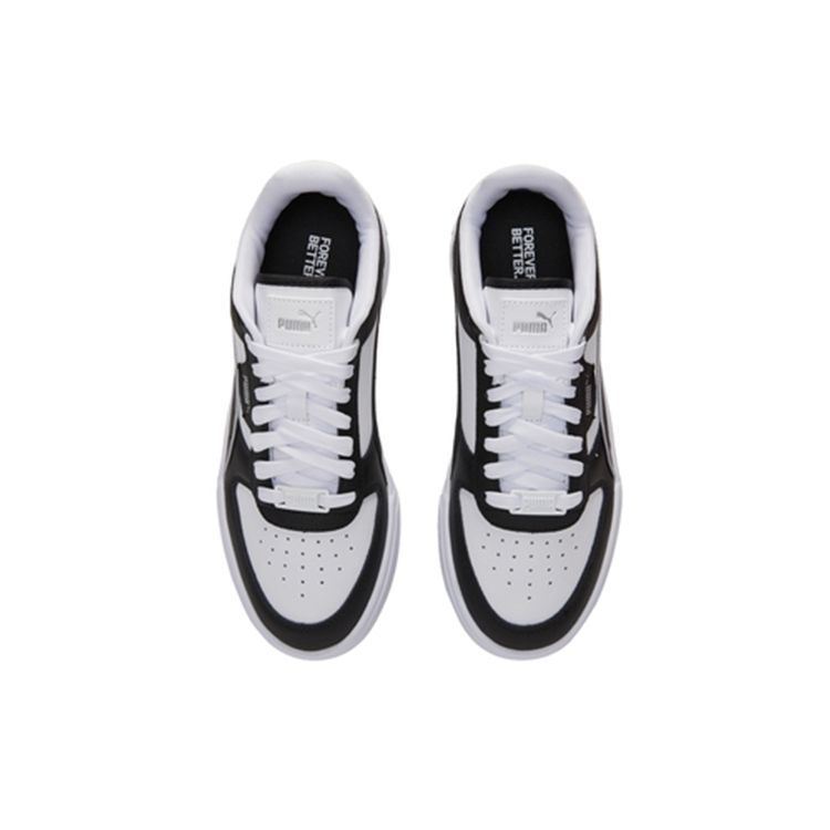 Puma Caven Dime White Black Unisex Sneakers Silver 384953-10