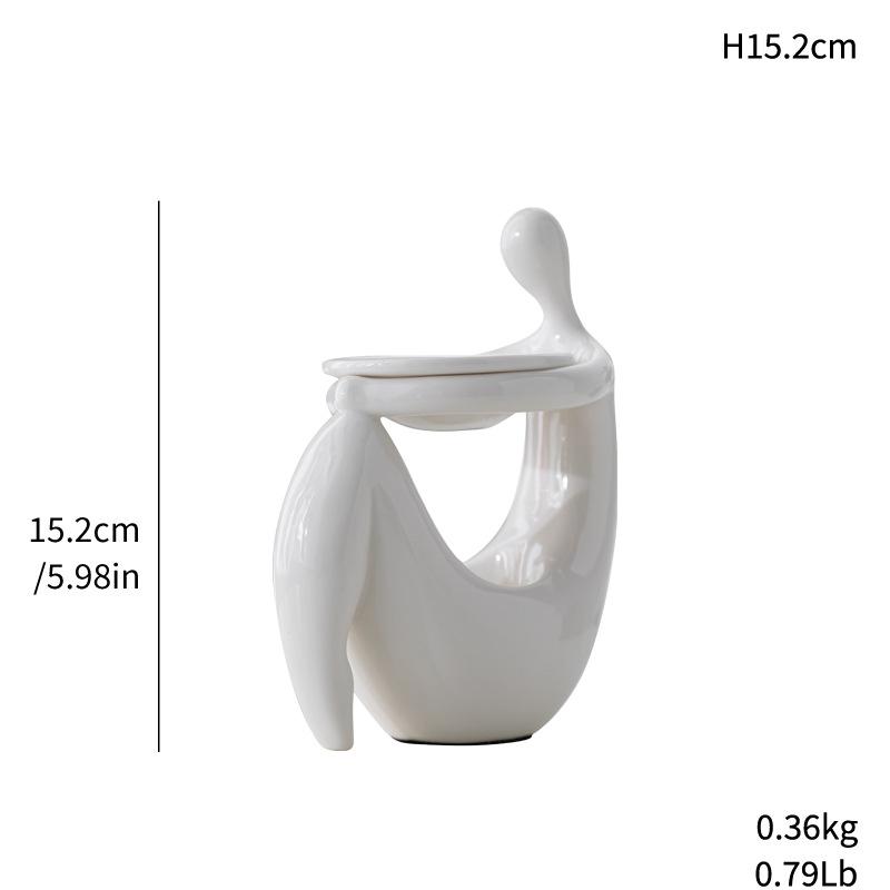 

Креативные подсвечники Успокаивающие эфирные масла Ароматерапия Подогреваемый диффузор благовоний Белый керамический подсвечник Украшения для дома