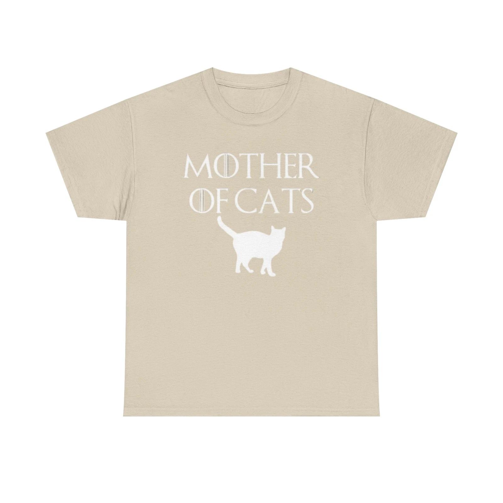 Men s and Women s T-shirts Mother Of Cats Funny Graphic XS