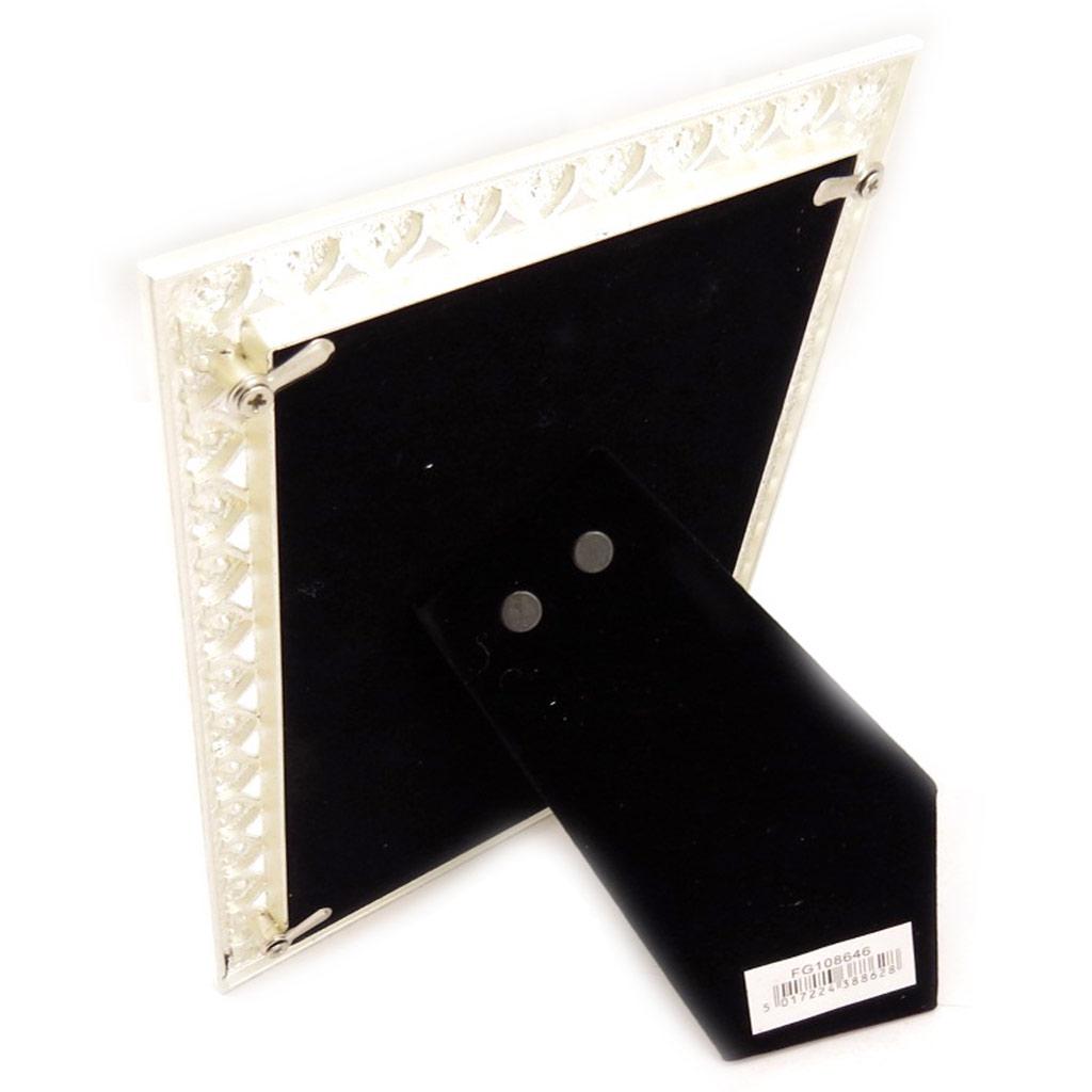 Les Trésors De Lily [L0823] - Cadre Photo 'Romance' cristal chrome (10x15 cm)