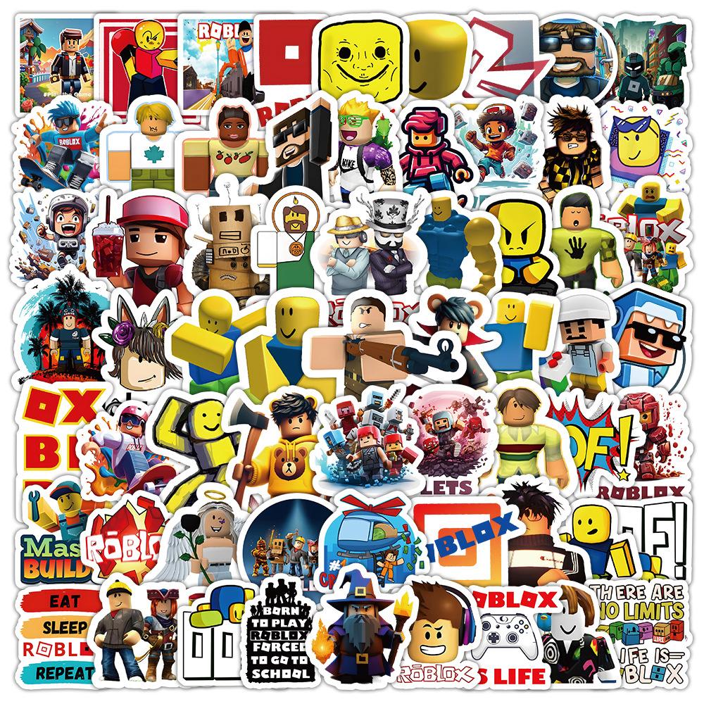 

Roblox Stickers 103 Pcs Latest Style Water Resistant Decorative Vinyl Decals Designed For Children Teens Designed For Water Bottle Laptop Notebook