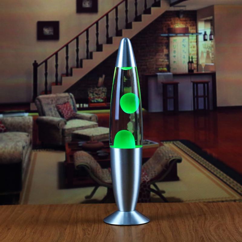 Metal Base Wax Lava Lamp Night Light For Bedroom Decor European Regulation