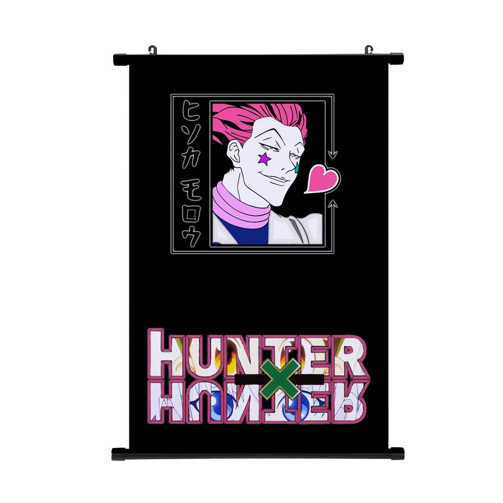 HUNTER X HUNTER Painting Scroll Poster Gon Freecss Killua Hisoka Home Decor Hanging Painting Boys Girls Scroll Poster