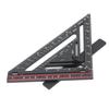 Advanced Carpenter Square, Folding Square Rafter Square with Level, Jig Block, Combination Square Triangle Ruler Woodworking Layout Tool for