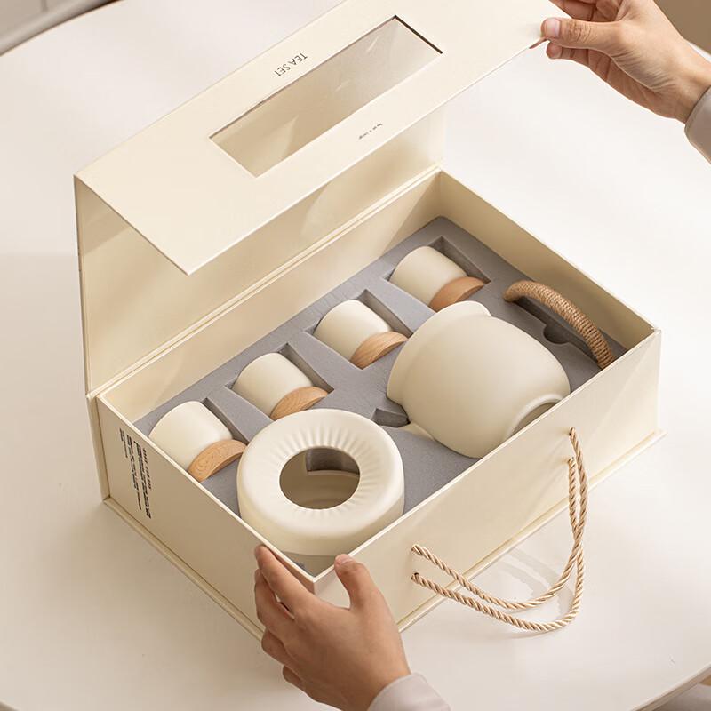 Ceramic Candle-Heated Tea Warmer Set