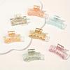 4pcs Classic Frosted Square Hair Clips - Add a Touch of Elegance To Your Hairdo!