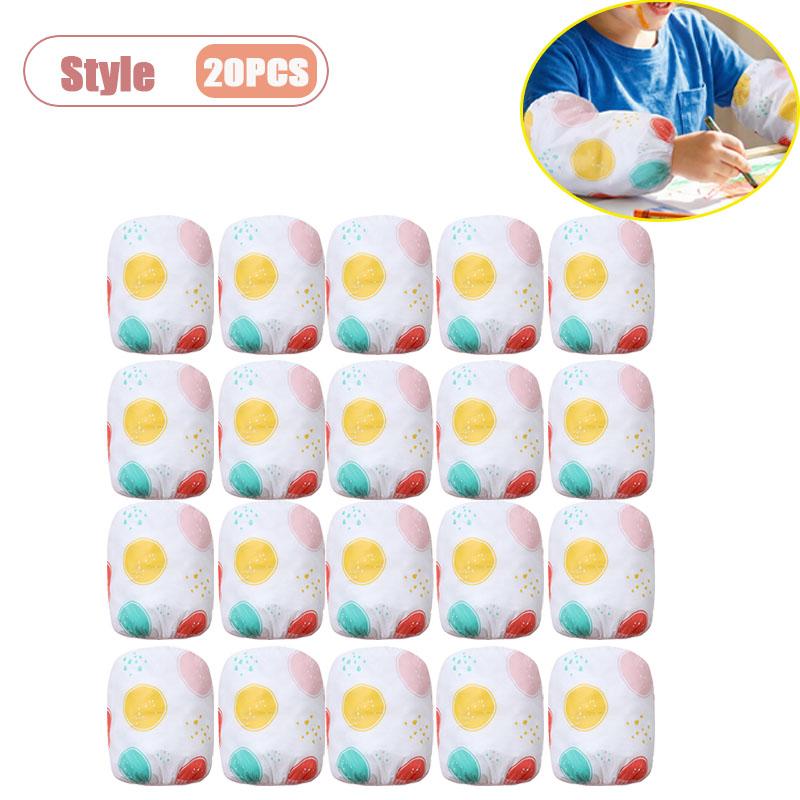 10-20Pair Disposable Sleeve Covers Waterproof Arm Protectors for Cooking, Cleaning Painting Crafts Winter Work and Daily Use