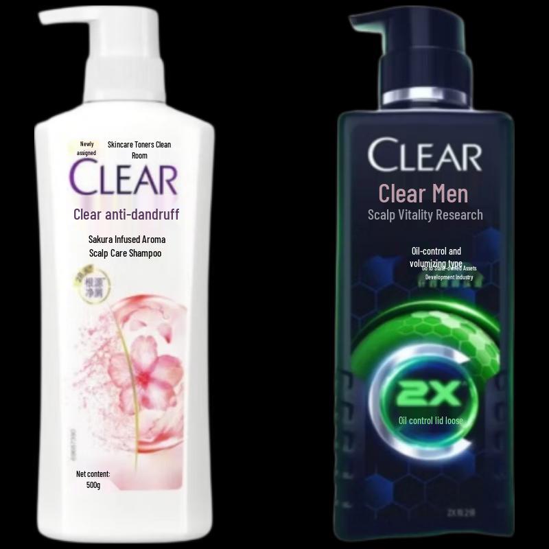 Clear Sakura Refreshing & Men s Oil Control Shampoo Set