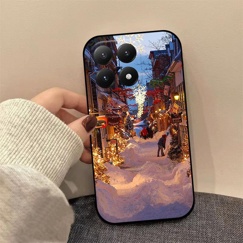 Weihnachtsmalerei Weiche TPU-Silikonhülle Für Xiaomi 15T 14T 12T Pro 13T 12T 11T 10T Pro Stoßfeste Handyhülle Sturzsicher Funda