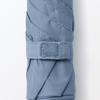 MUJI Lightweight Folding Umbrella Smoky Rib Length 50cm (Unisex, Adult, DEA03A5A) - Blue,