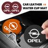 2 Stück Wildleder Auto-Getränkeuntersetzer Becherhalter Matte Anti-Rutsch-Pad Für Corsa Mokka Astra Cascada Adam Insignia Meriva Vectra
