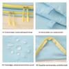 1Pc Foldable Compression Packing Cube Waterproof Large Capacity Clothes Storage Bag Lightweight Space Saving