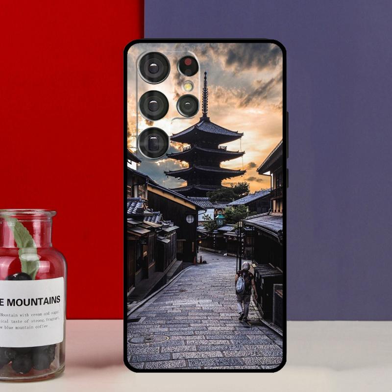 Japanese Temple Kyoto Funda Case For Samsung Galaxy S25 Ultra S9 S10 S20 S21 S22 Plus S23 FE S24 Ultra Phone Cover