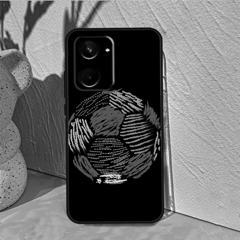 

Football Soccer Ball For Realme GT7 Pro GT6 C67 C65 C63 C61 C55 C53 C51 C35 C71 C75 10 11 12 13 14 Pro Plus Case Realme C35