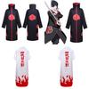Živě červený obláčkový plášť Japonské anime Cosplay kostým Pro všechna roční období