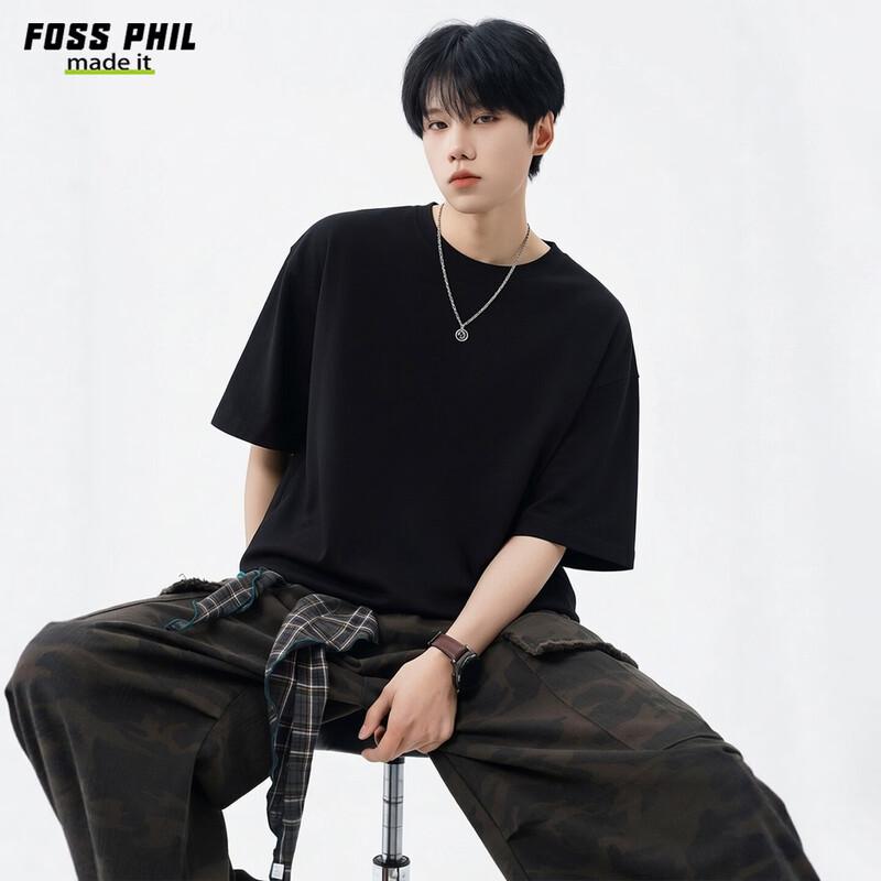 Foss Phil Men s Loose Fit Short Sleeve T-Shirt L