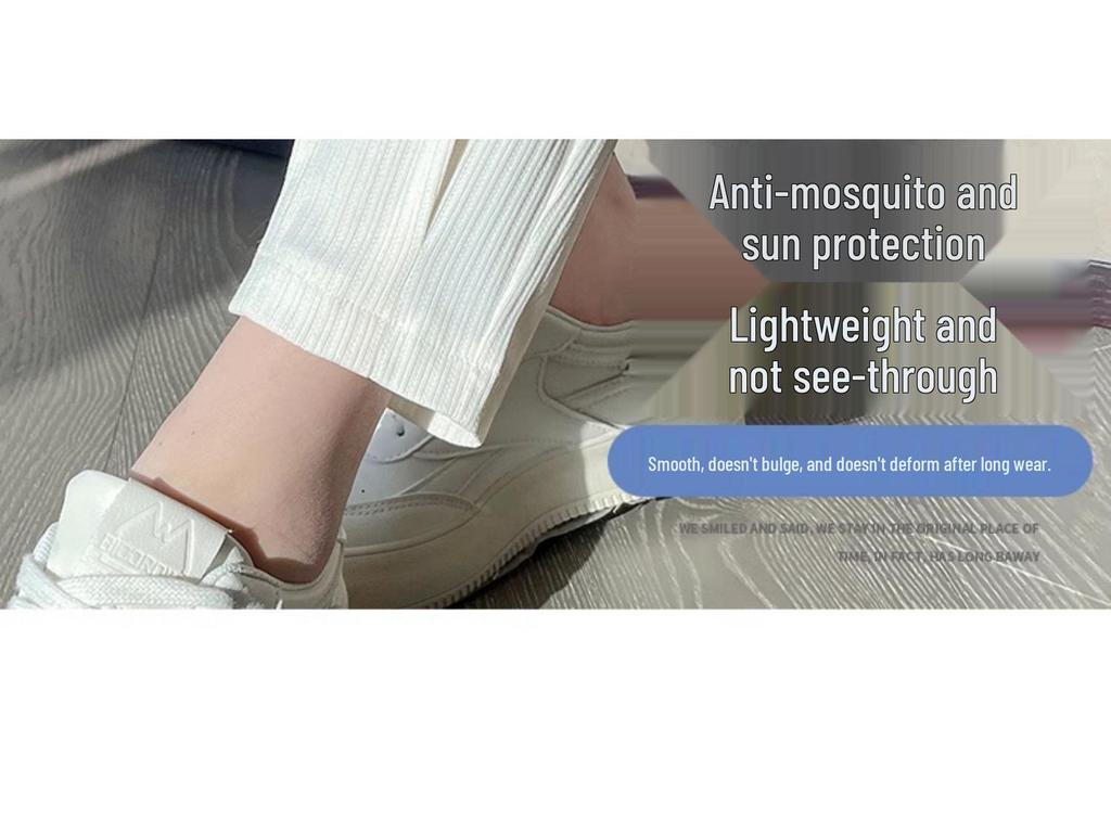 2024 New Women's Ice Silk Nine-Point Summer Harem Pants