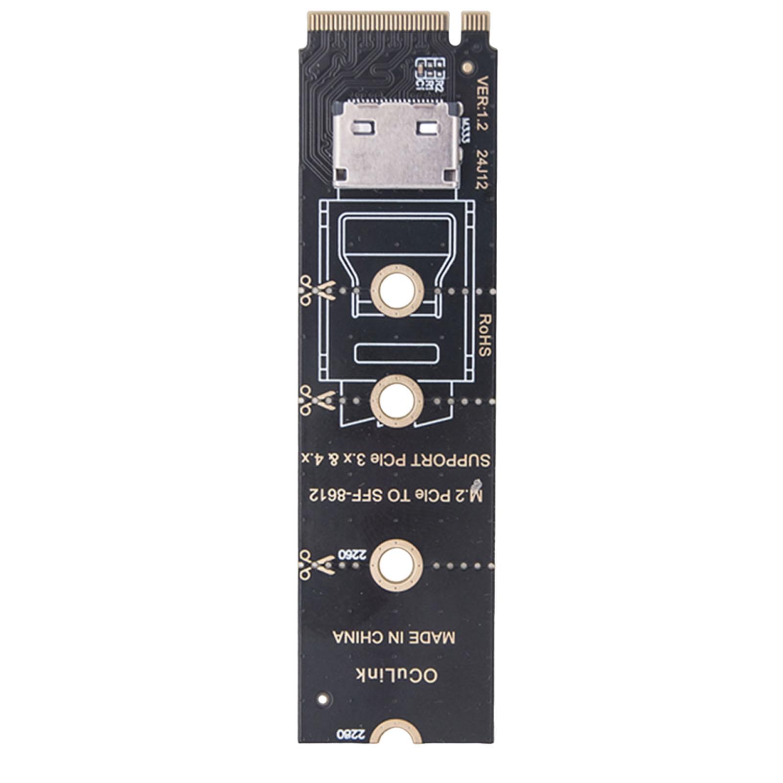 

M.2 NVMe To Oculink PC Expansion Card Support PCIe 3.0/4.0 Female Adapter Converter SFF-8611 SFF-8612 for U.2 U.3 SSD