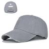 Cap Tongue Duck With Holes Ponytail Washed Baseball Cap Net Cap Cotton Material