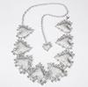 Silver And Gold Metal Waist Chain For Women Decorative Jewelry With Sculpted Details For All Seasons