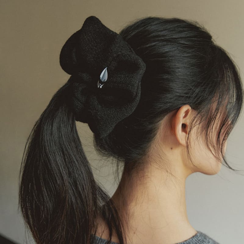 

GNGB Твидовая повязка для волос_2 цвета black