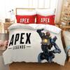 2026 APEX Heroes 3D Cartoon Duvet Cover Soft Skin-Friendly Breathable Bedding Set with Zipper for Kids Boys Girls Bedroom Decor