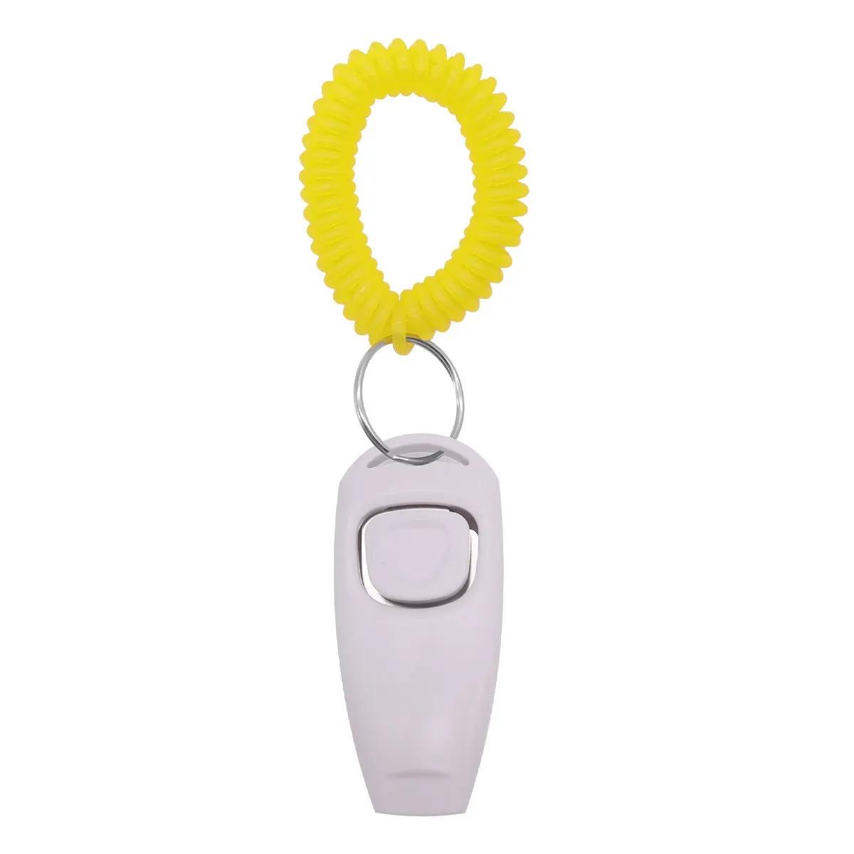 Dog Trainer Pet Whistle Clicker Dogs Training Utensils Pet Trainer Whistle Dog Training Artifact Dogs Supplies белый