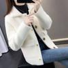 Maglione cardigan da donna Giacca in velluto di visone imitazione Maglioni cardigan lavorati a maglia da donna