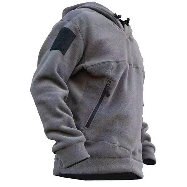 Men s Fleece Hoodie - 2026 Autumn/Winter Casual Sport Long Sleeve Outerwear 3XL