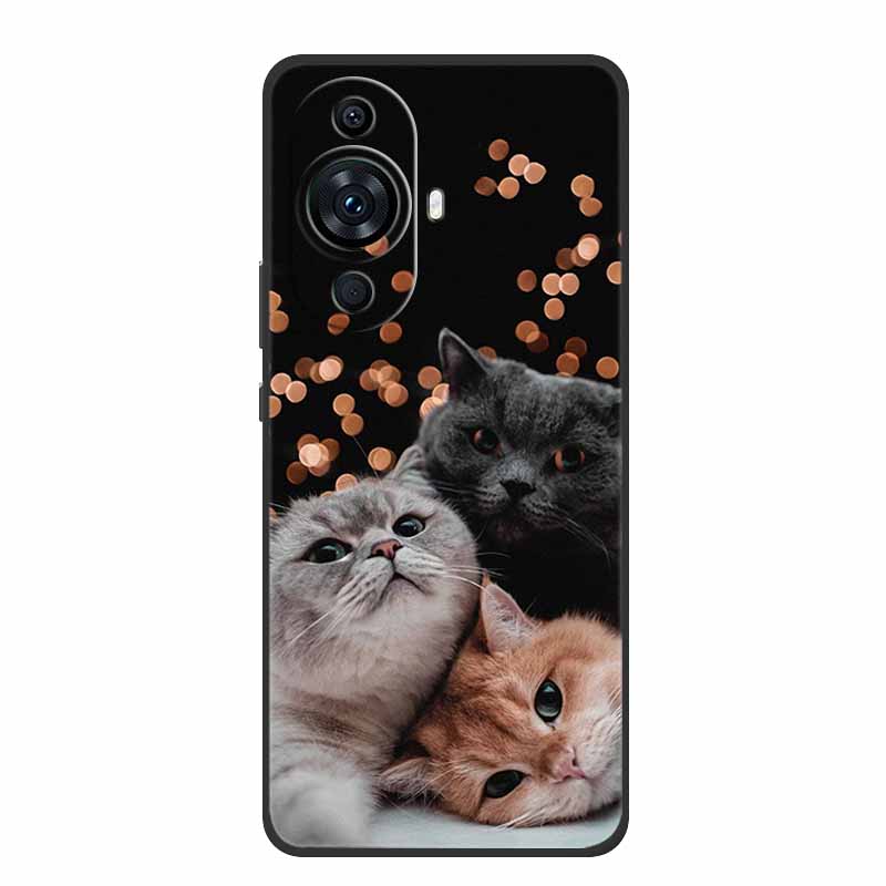 Phone Case For Huawei Nova 12s Back Cover Case Shockproof Black Silicone Soft Funda For Huawei Nova 12s Case Nova12s 6.7" Coque