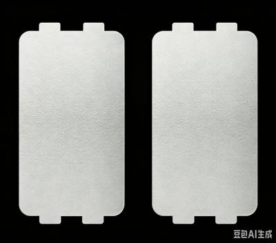 Compatible Mica Plate 107x64 Mm for Midea Microwave Ovens, Set of 2 Pcs