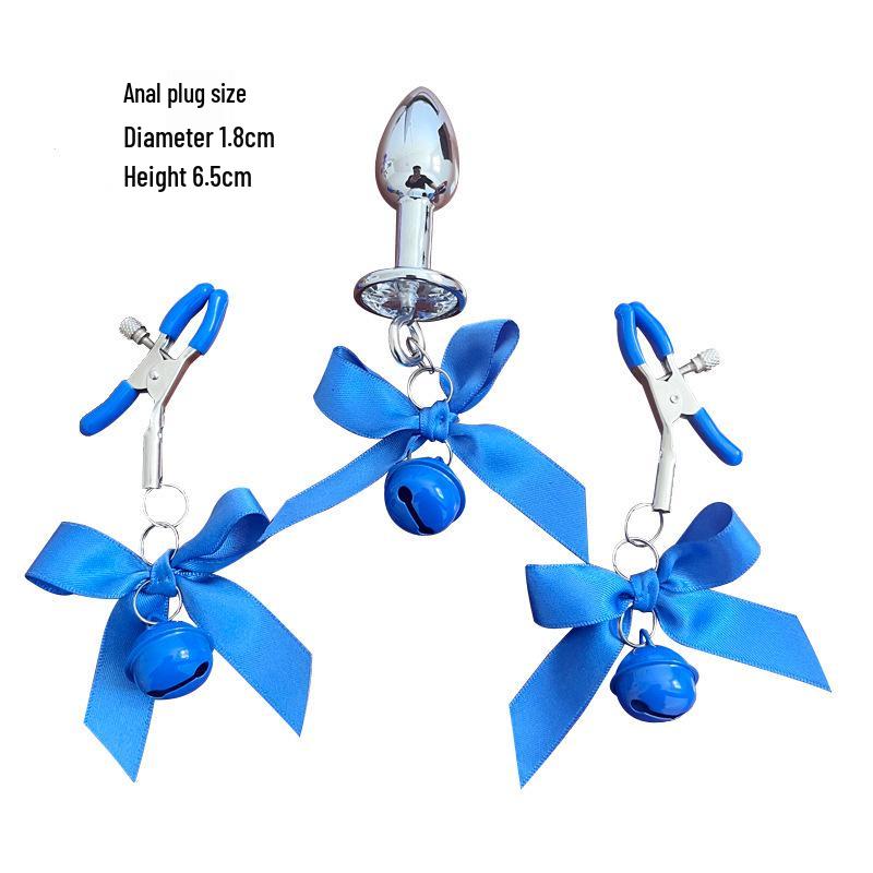 Damen Brustwarzen- und Schamlippenklemmen - SM-Glocken Erwachsenenspielzeug für Paare