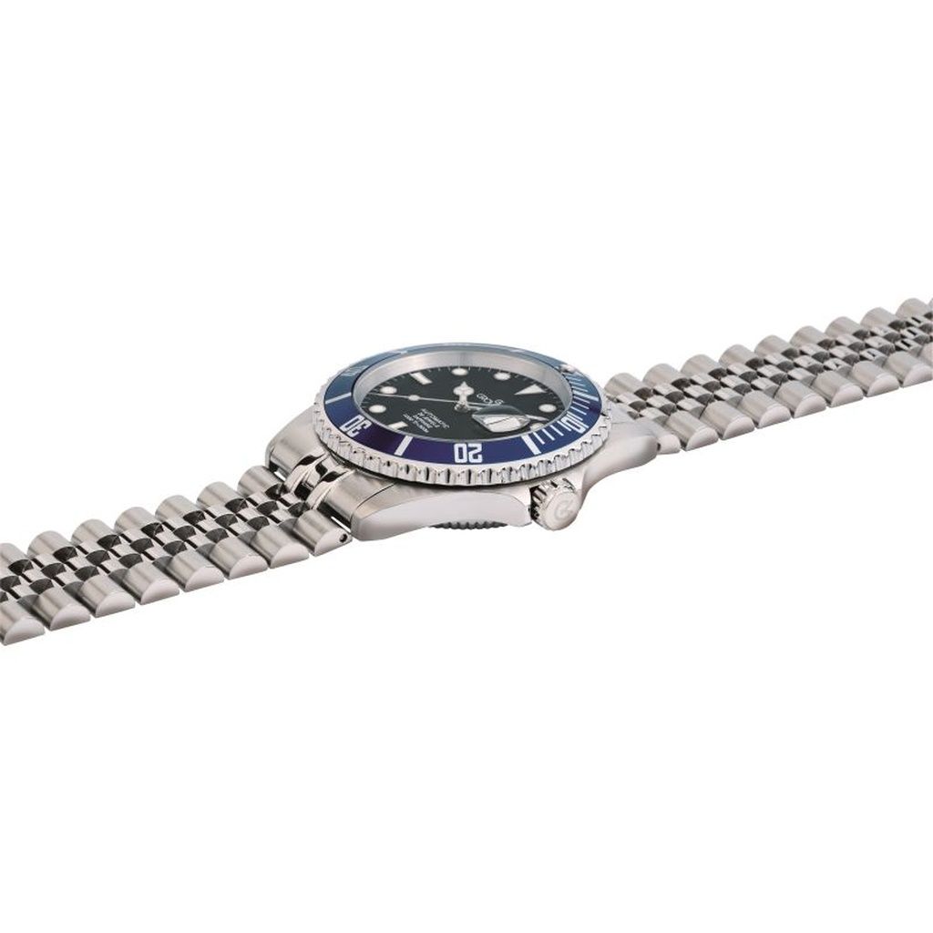 Grovana Key West Stainless Steel Black Dial Automatic Diver's 1571.2235 300M Men's Watch