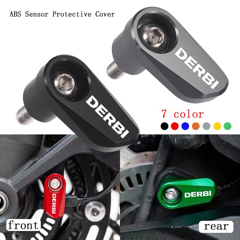 Motorcycle CNC Aluminum Front Wheel ABS Sensor Protection Guard Cover Accessories For DERBI EBE EBS D50B0 VARIANT SPORT R GPR