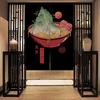 Nordic Door Partition  Kitchen Snack Shop Restaurant CurtainJapanese Sushi Dharma Fish Door Curtain Printing Bedroom Window