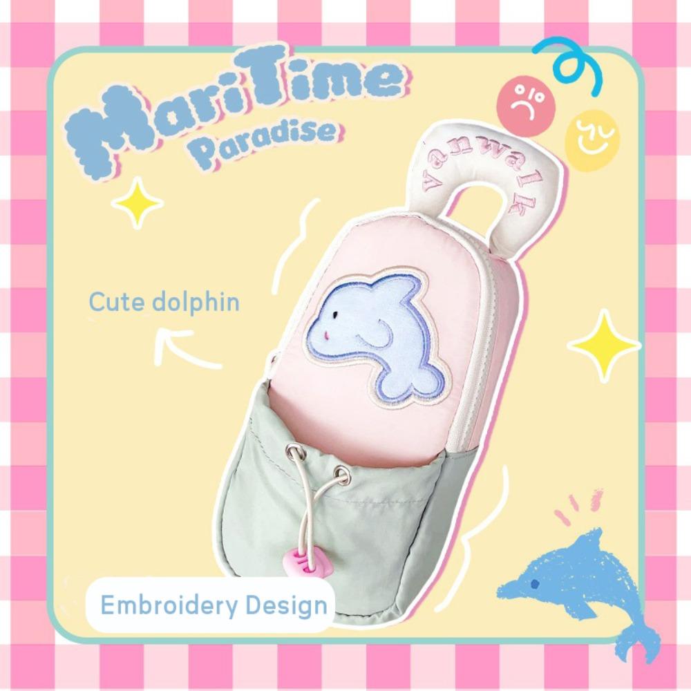 Portable Pen Bag Large Capacity Stationery Storage Bag New Pencil Case  Gift