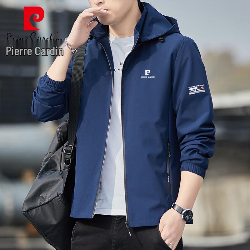 Pierre Cardin Men's Detachable Hooded Casual Jacket