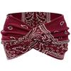 Women's Elastic Cross Super Wide Headband for Yoga, Running, and Sports