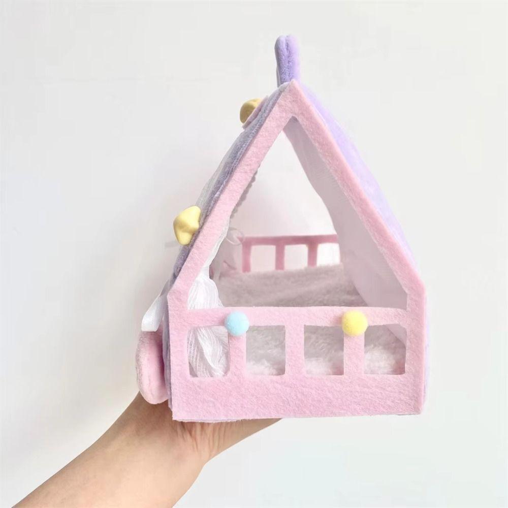 Doll Furniture Doll Tent Desktop Ornaments Doll Sleeping Bed Creative Cotton Doll Bed  Girl Gift