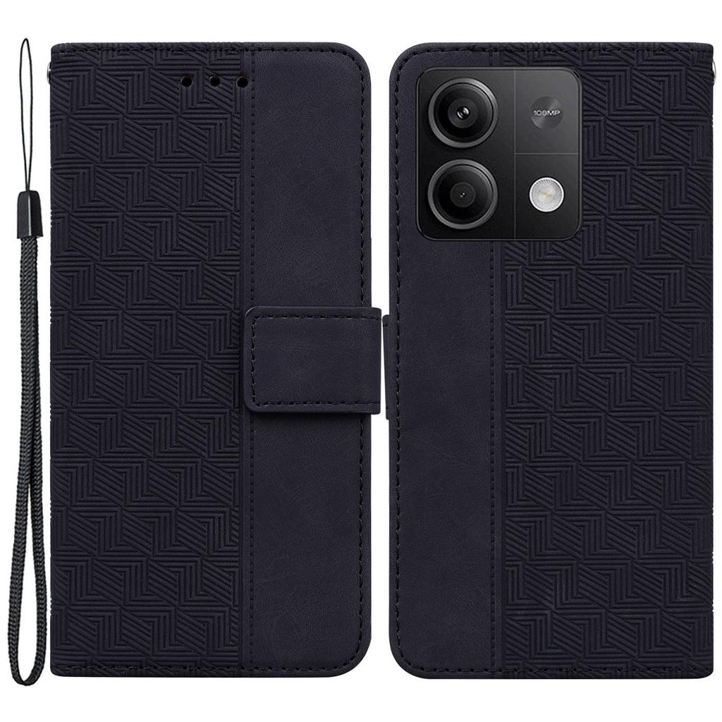 Pro Xiaomi Redmi Note 13 5G/Note 13 5G (Čína) Pouzdro Vzor Geometrický Kožený Kryt Peněženka